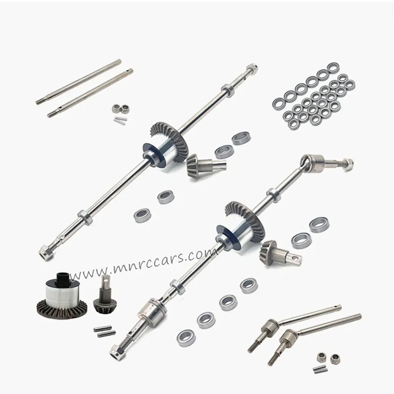 MN Model MN128 Upgrade Parts Front and Rear Axle Shaft Kits