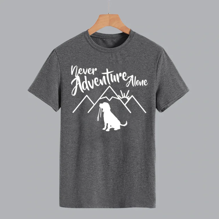 PSL-Never adventure alone T-shirt Tee -011838