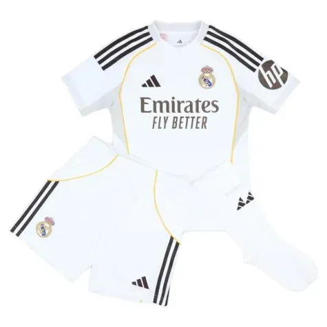 25-26 Real Madrid children's football jersey 1:1 Thailand quality