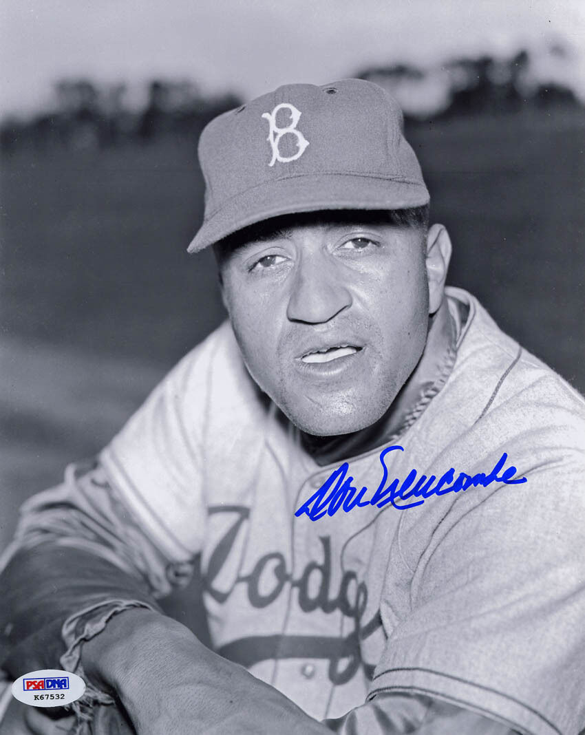 Don Newcombe SIGNED 8x10 Photo Poster painting Brooklyn LA Dodgers Cy Young PSA/DNA AUTOGRAPHED