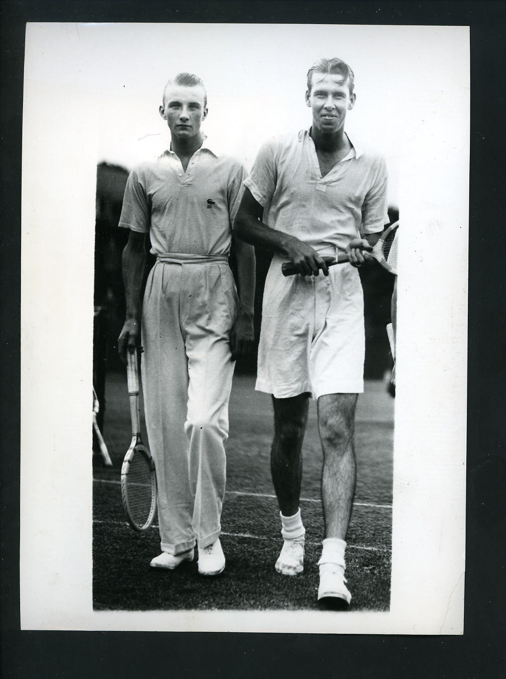 Yvon Petra Bernard Destremeau & Pauline Betz French Tennis Lot of 3 Press Photo Poster paintings