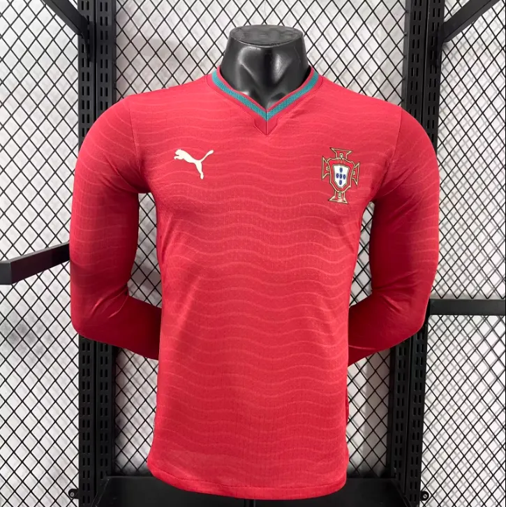 2026 Portugal Main Long Sleeve - Player Edition