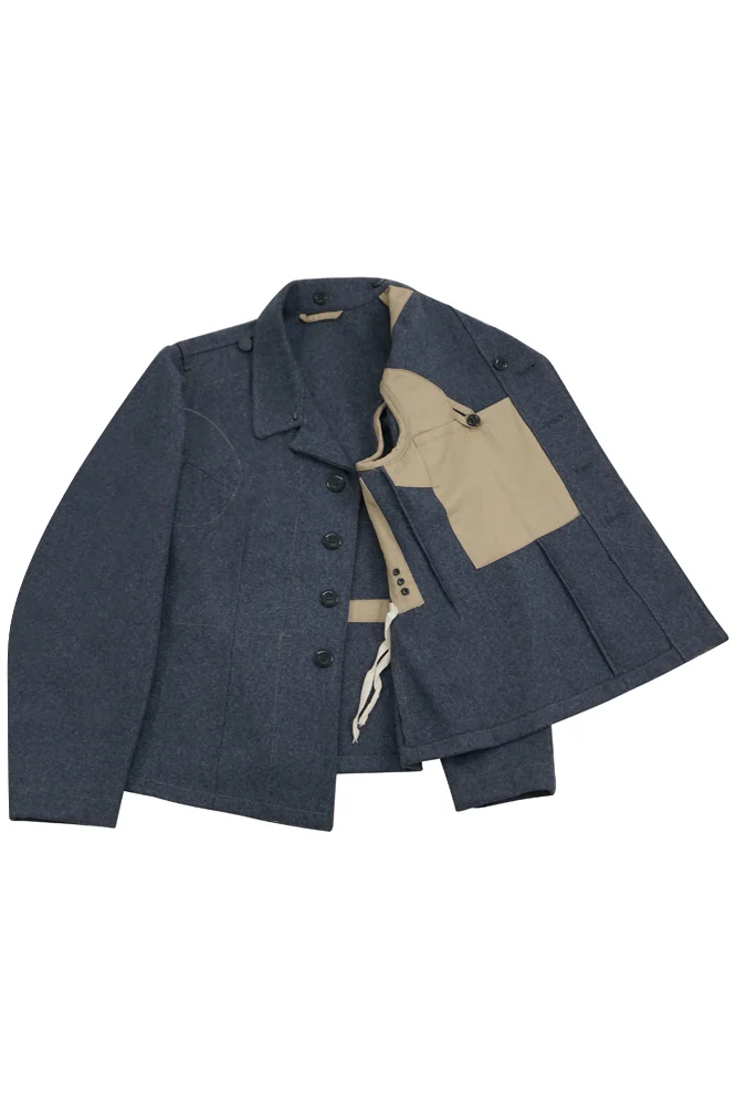   Luftwaffe German Pre-War EM NCO Blue Grey Wool Flight Tunic Fliegerbluse German-Uniform
