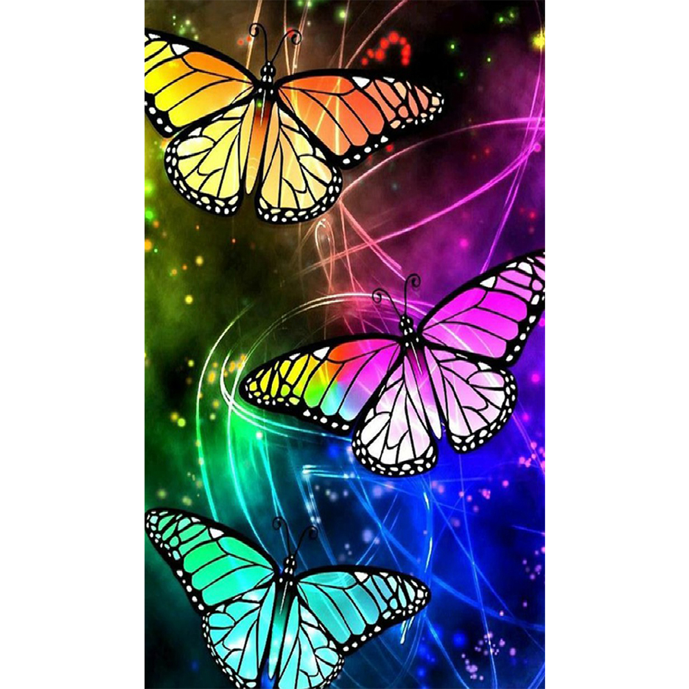 

Butterfly - Round Drill Diamond Painting - 30*48CM, 501 Original