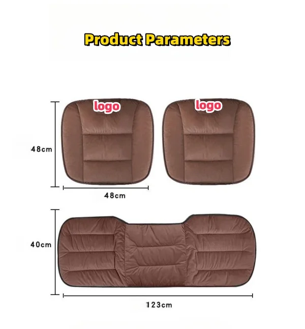 Autumn And Winter Short Plush Cold-proof, Warm, Non-slip And Durable Car Seat Cushion