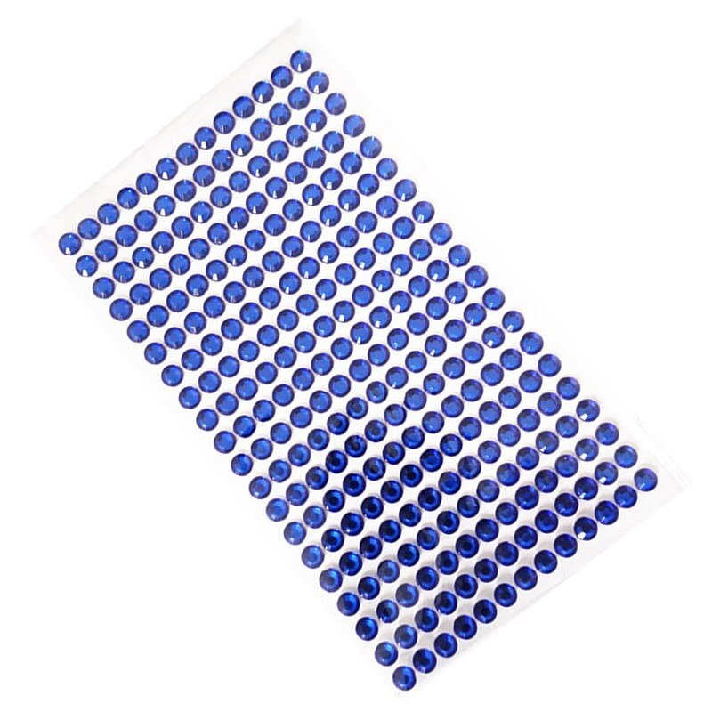 Sdrawing Acrylic Tattoo Stickers 260Pcs /set 6mm Crystal Decal Rhinestone Wall Smooth surface diamond Face decoration Stickers for car
