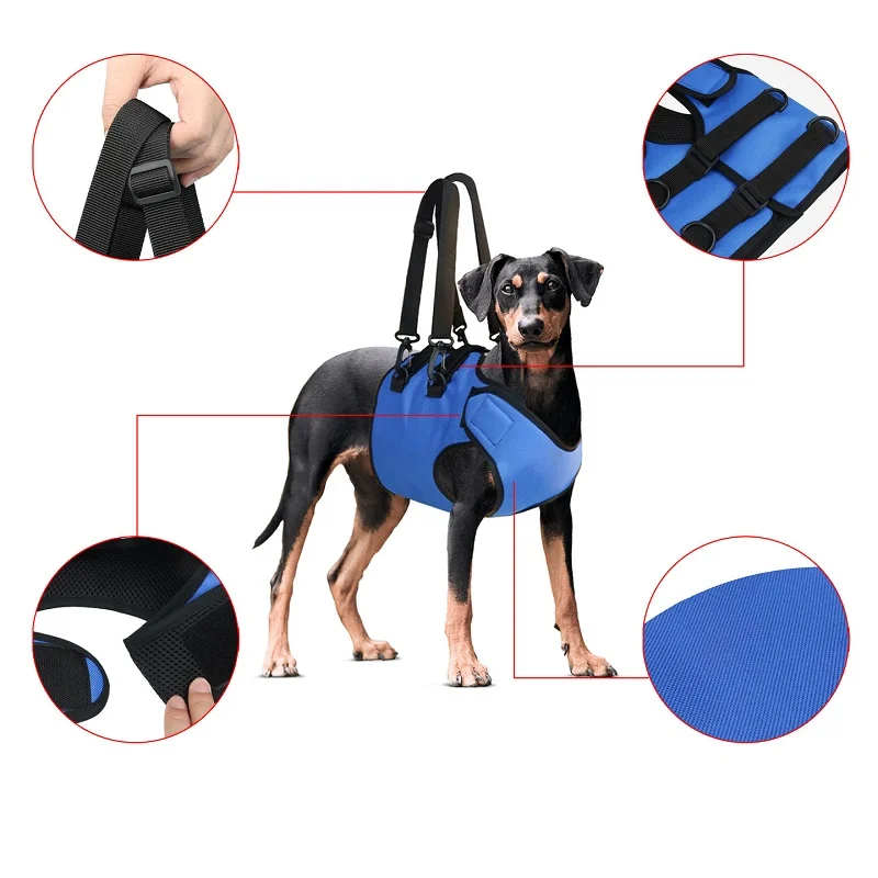 Dog IVDD Lift Harness/ Support & Rehabilitation Sling with Adjustable Strap