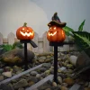 Lampe de sol en forme de citrouille/cr&acirc;ne pour Halloween