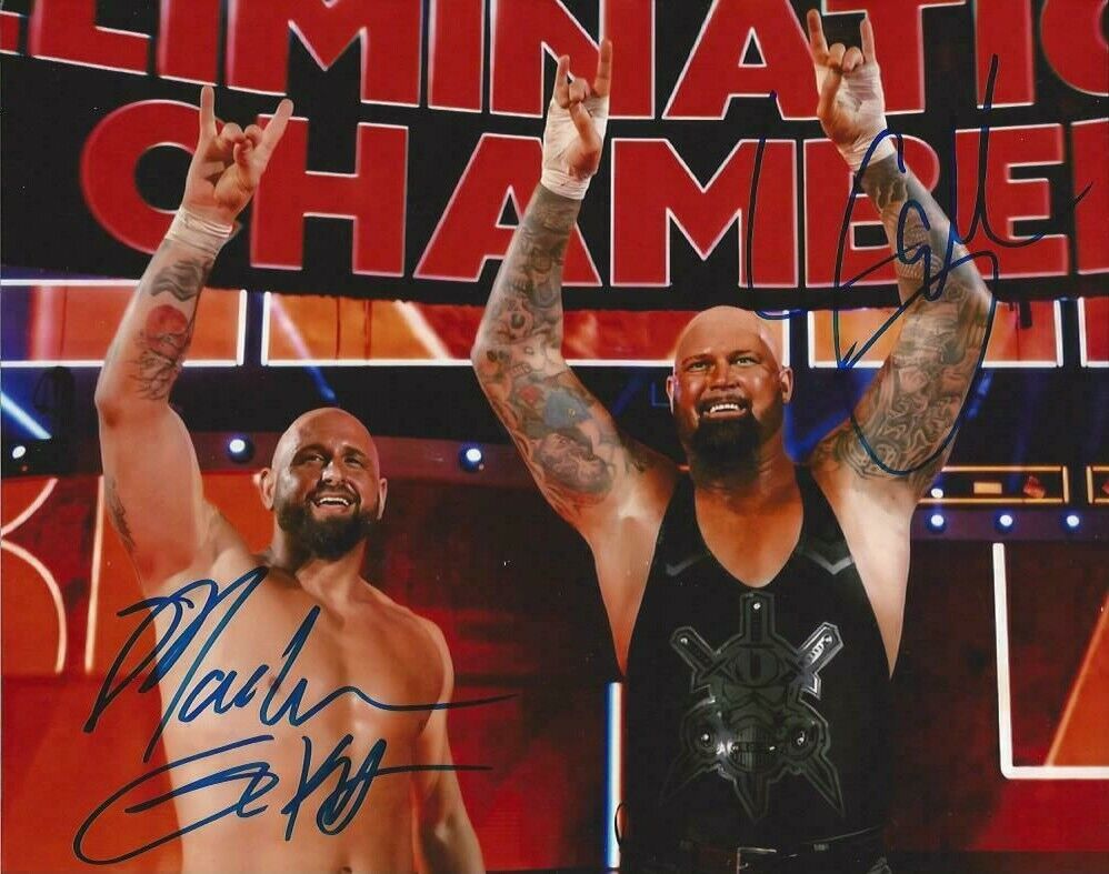 Good Brothers autographed 8x10 Gallows Anderson Bullet Club WWE AEW Impact #5