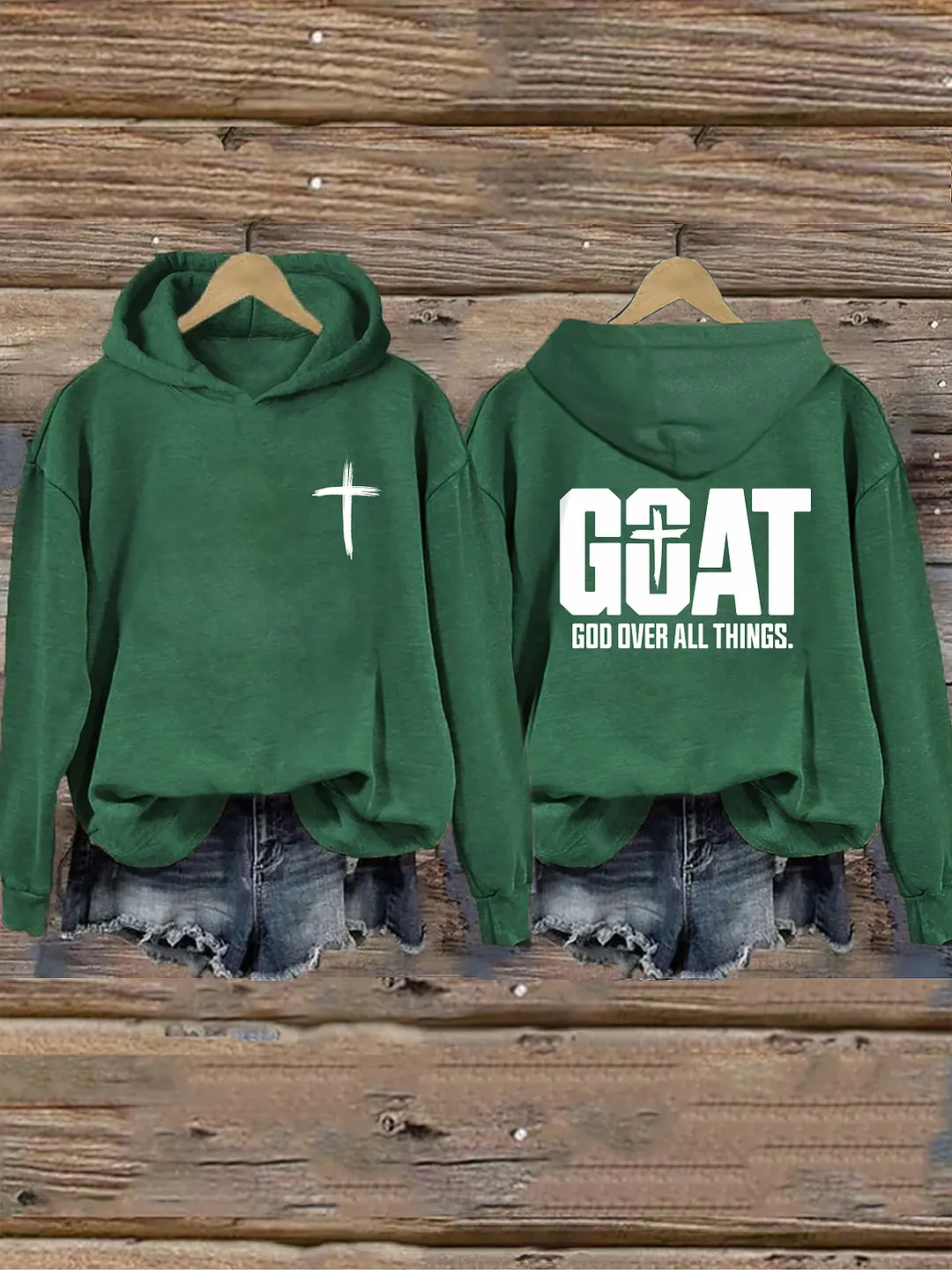 Goat God Over All Things Hoodie
