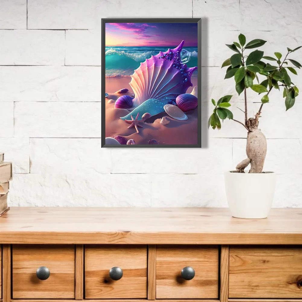 Diamond Painting - Full Round Drill - Beach(30*40cm)