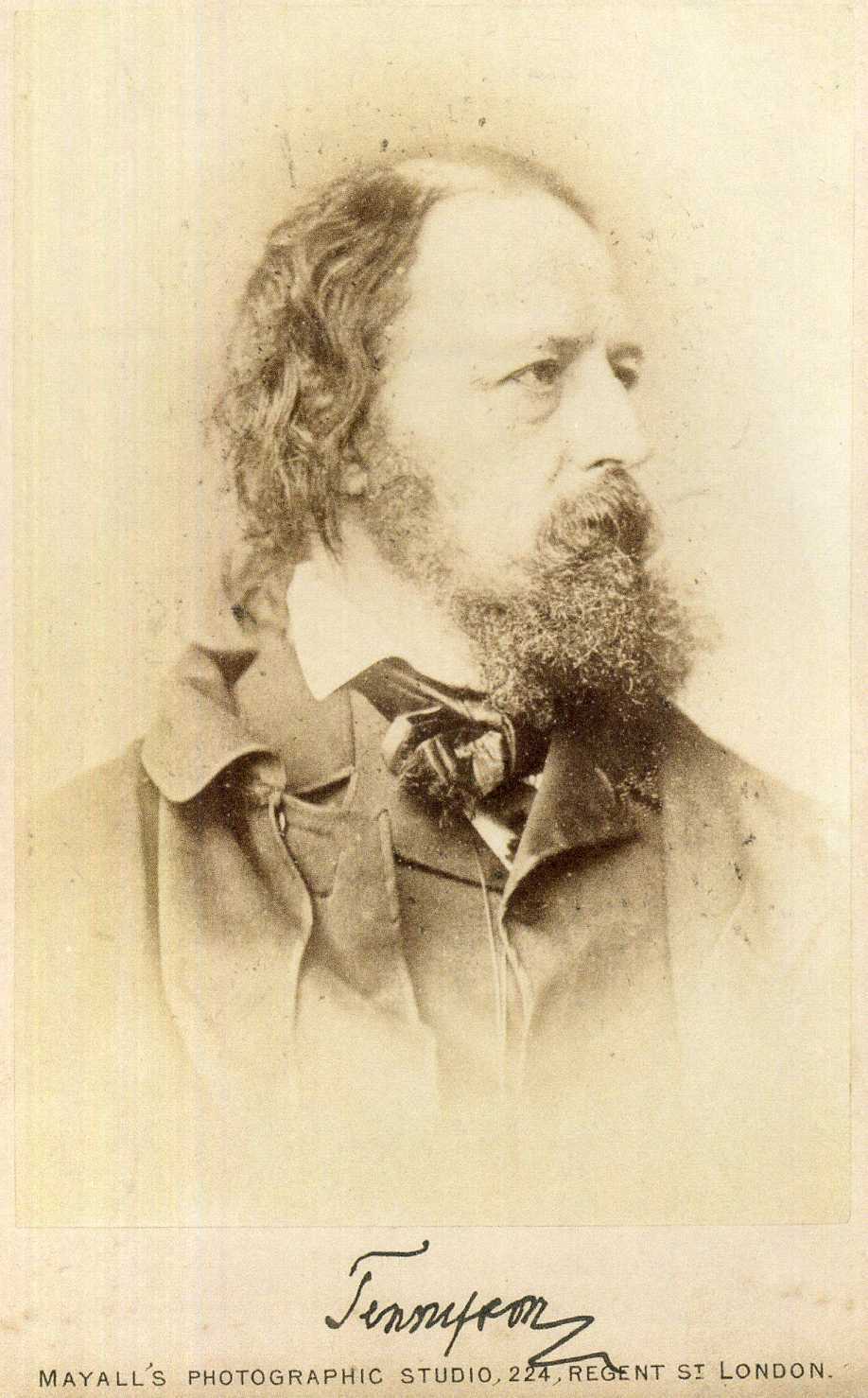 ALFRED LORD TENNYSON Signed Photo Poster paintinggraph - British Poet Laureate - preprint