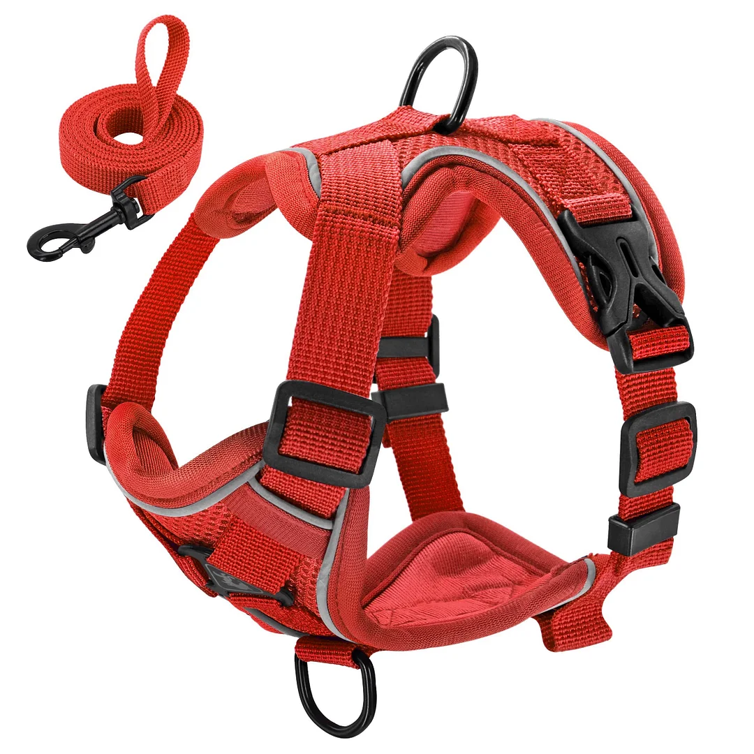 No Pull Dog Harness With Free Leash