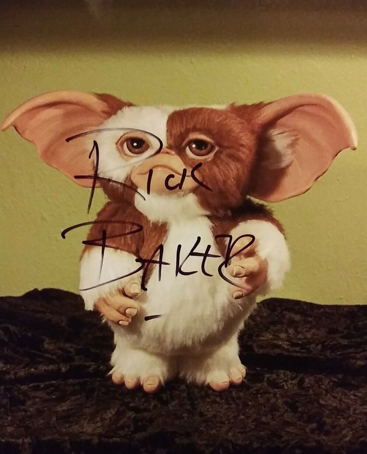 Rick Baker signed 8x10