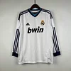 2012/2013 Retro Long Sleeve Real Madrid Home Football Shirt 1:1 Thai Quality