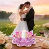 Diamond Art Painting Candle Holder Kit - Mandala Lotus