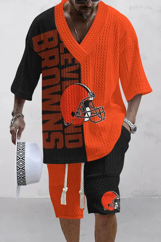 Cleveland Browns  Limited Edition Top And Shorts Two-Piece Suits