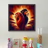 【Limited Stock Sale】Two Lions-18CT Stamped Cross Stitch 50*50cm/19.69*19.69in tapestrymarket