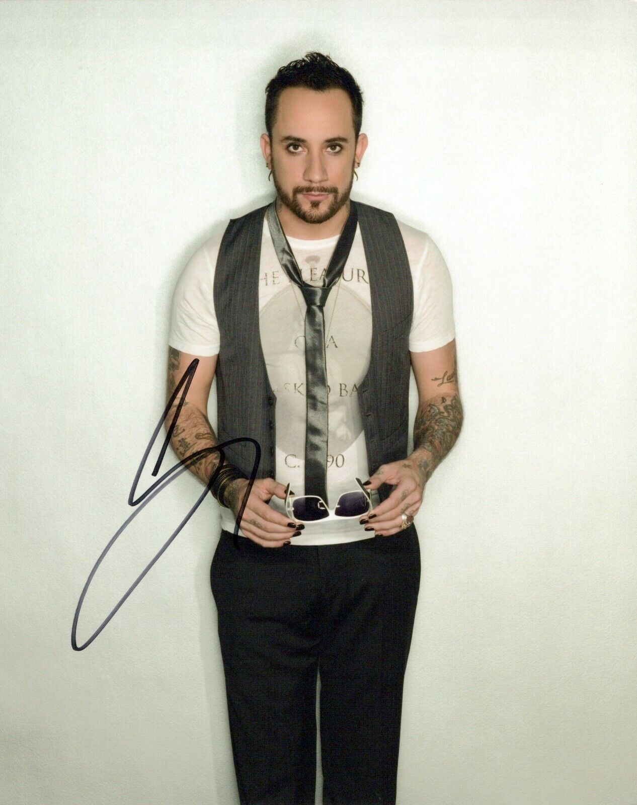 A.J. McLean Backstreet Boys autographed Photo Poster painting signed 8x10 #6