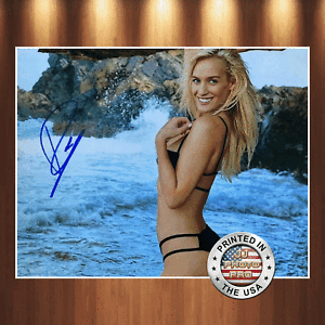 Paige Spiranac Autographed Signed 8x10 High Quality Premium Photo Poster painting REPRINT