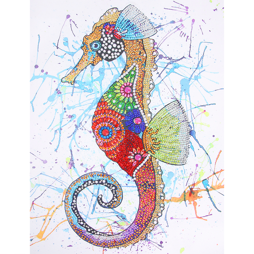 

35*45CM - Hippocampus - Special Shaped Diamond Painting, 501 Original