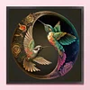 Hummingbird - 11CT/14CT Stamped Cross Stitch 45*45cm/17.72*17.72in