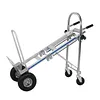 [US Local Warehouse] 2 in 1 Industrial Convertible Stair Climbing Car 1000 LBS Capacity Folding Hand Truck with Wheels for Transport & Moving