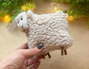 Plush Sheep Sewing Template - With Tutorial