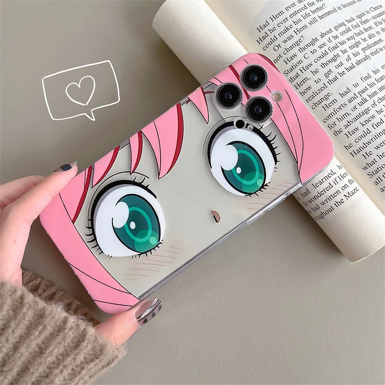 Spy Family Anya Transparent Phone Case For Iphone weebmemes