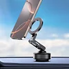 Foldable Magnetic Electric Vacuum Car Phone Holder 360 Rotating Phone Holder