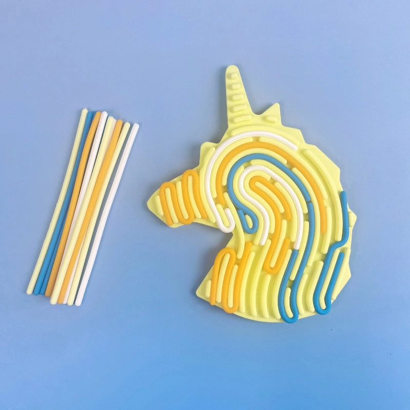 Creative Silicone Sensory Activity Board Children’s Educational Toys Food Grade BPA-free Twist Decompression Artifact