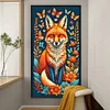 (Big Size)Fox - 14CT Stamped Cross Stitch - 40*70cm - Animal