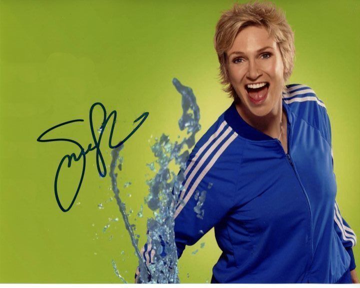 JANE LYNCH signed autographed GLEE SUE SYLVESTER Photo Poster painting