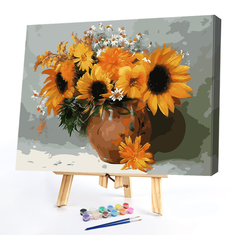 

40*50CM - Paint By Numbers - Sun Flower, 501 Original
