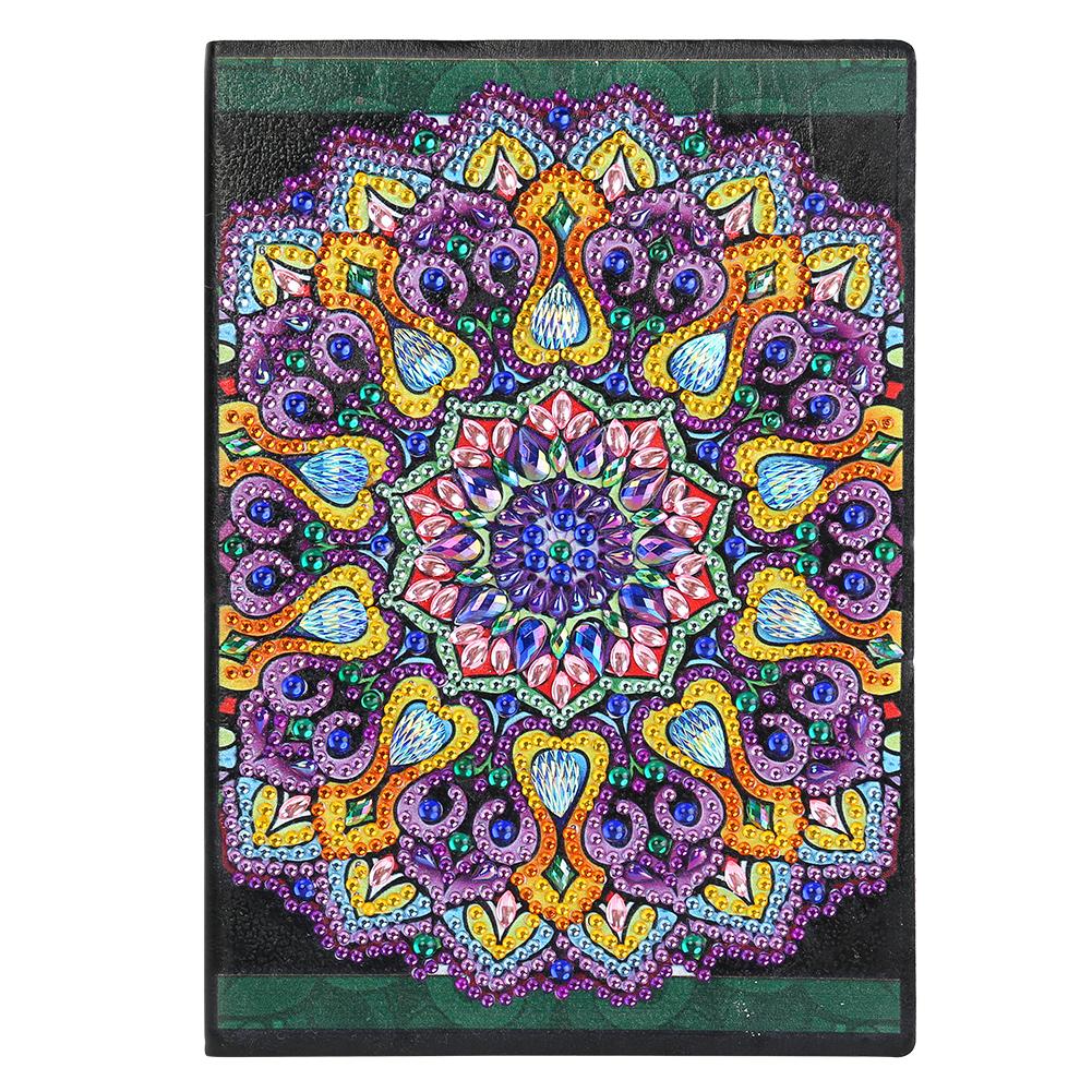 

Mandala-DIY Creative Diamond 50 Pages A5 Notebook, 501 Original