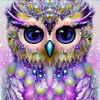 Diamond Painting -Full Round Drill Owl(40*40 CM)