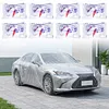 [US Local Warehouse] 50 Packs Universal Disposable Car Covers (12.5x21.6 Ft) Clear Plastic Car Covers Waterproof All Weather for Automobiles with Elastic Band for Outdoor Snow/Rain Weather Protection