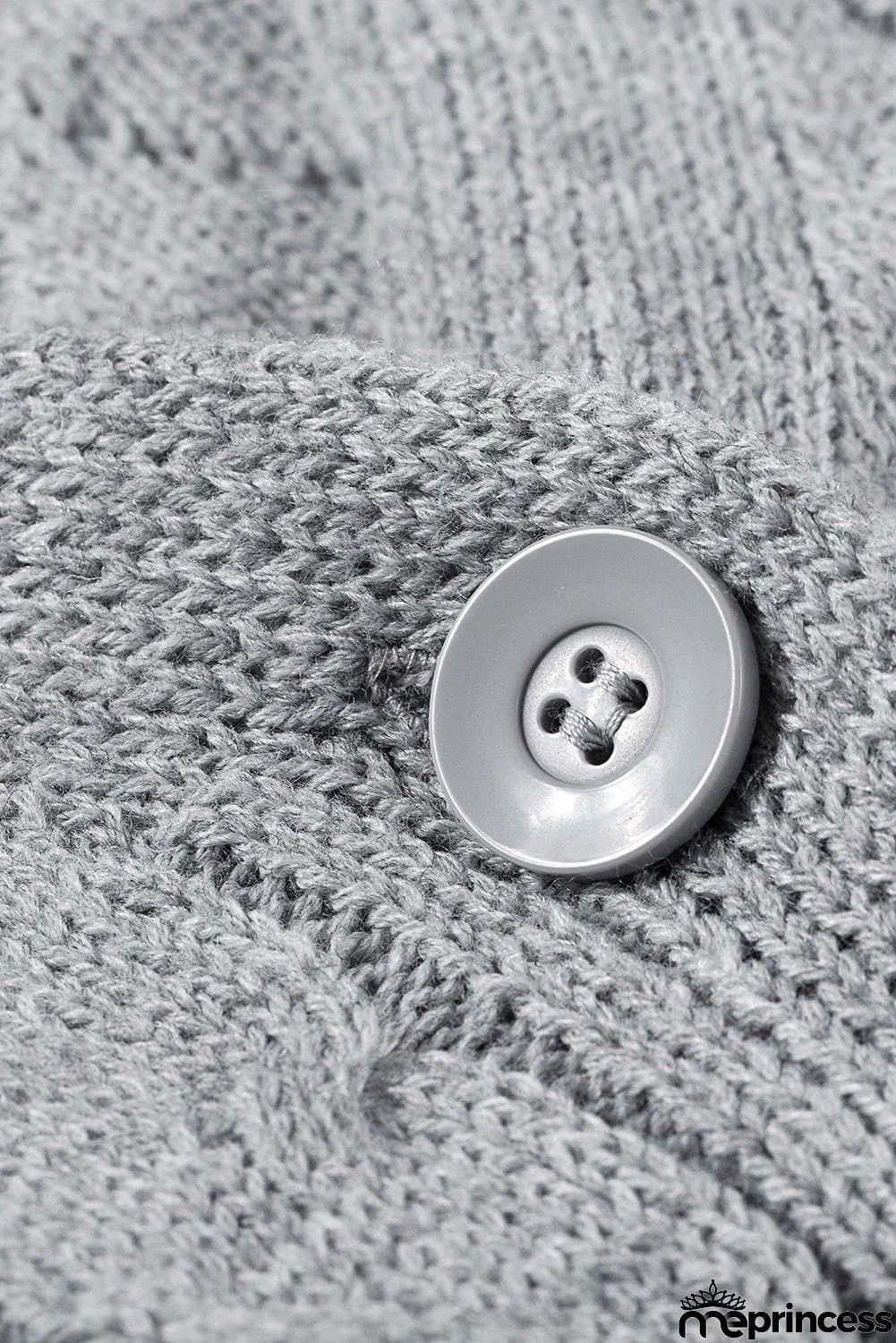 Cable Knit Open Front Long Cardigan