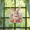 Lapin de Pâques couronne-bricolage pendentif