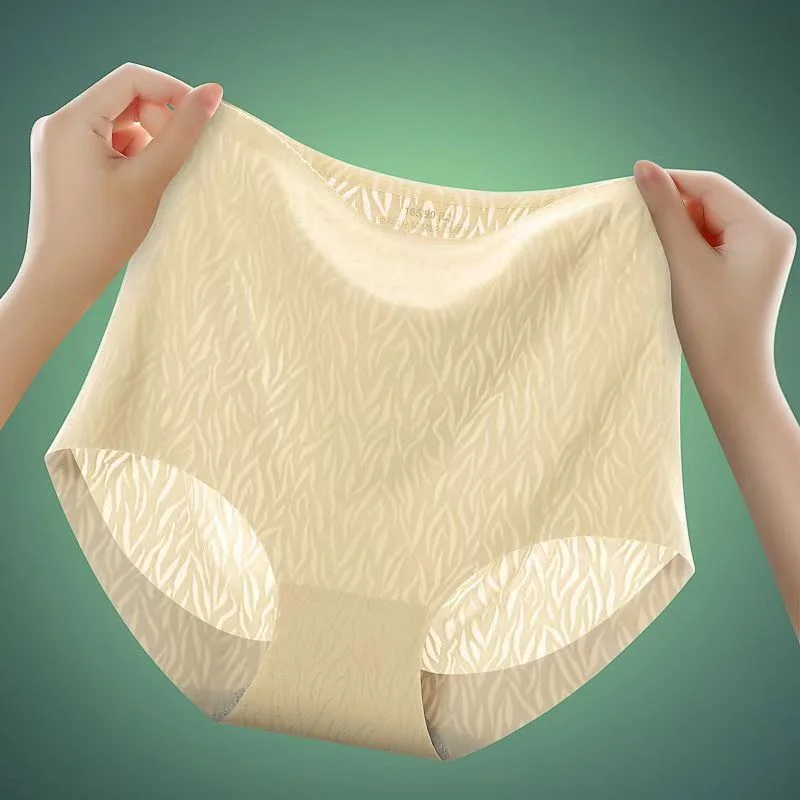 🌸Female High-waisted Non-marking Nude Panties