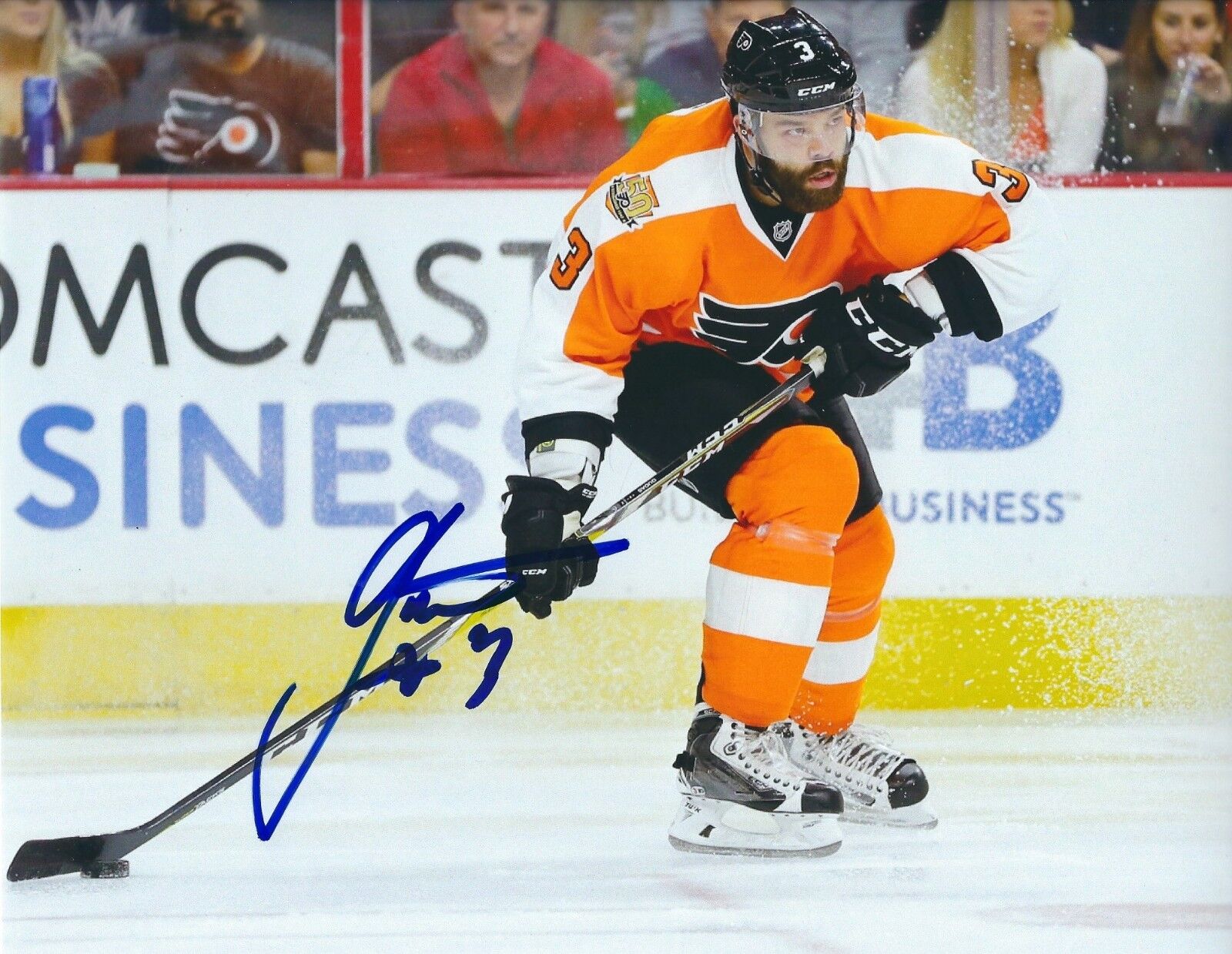 Autographed 8x10 RADKO GUDAS Philadelphia Flyers Photo Poster painting - w/COA