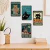 6PCS Cat - Metal Tin Signs(8*12Inch/12*16Inch) - Animal