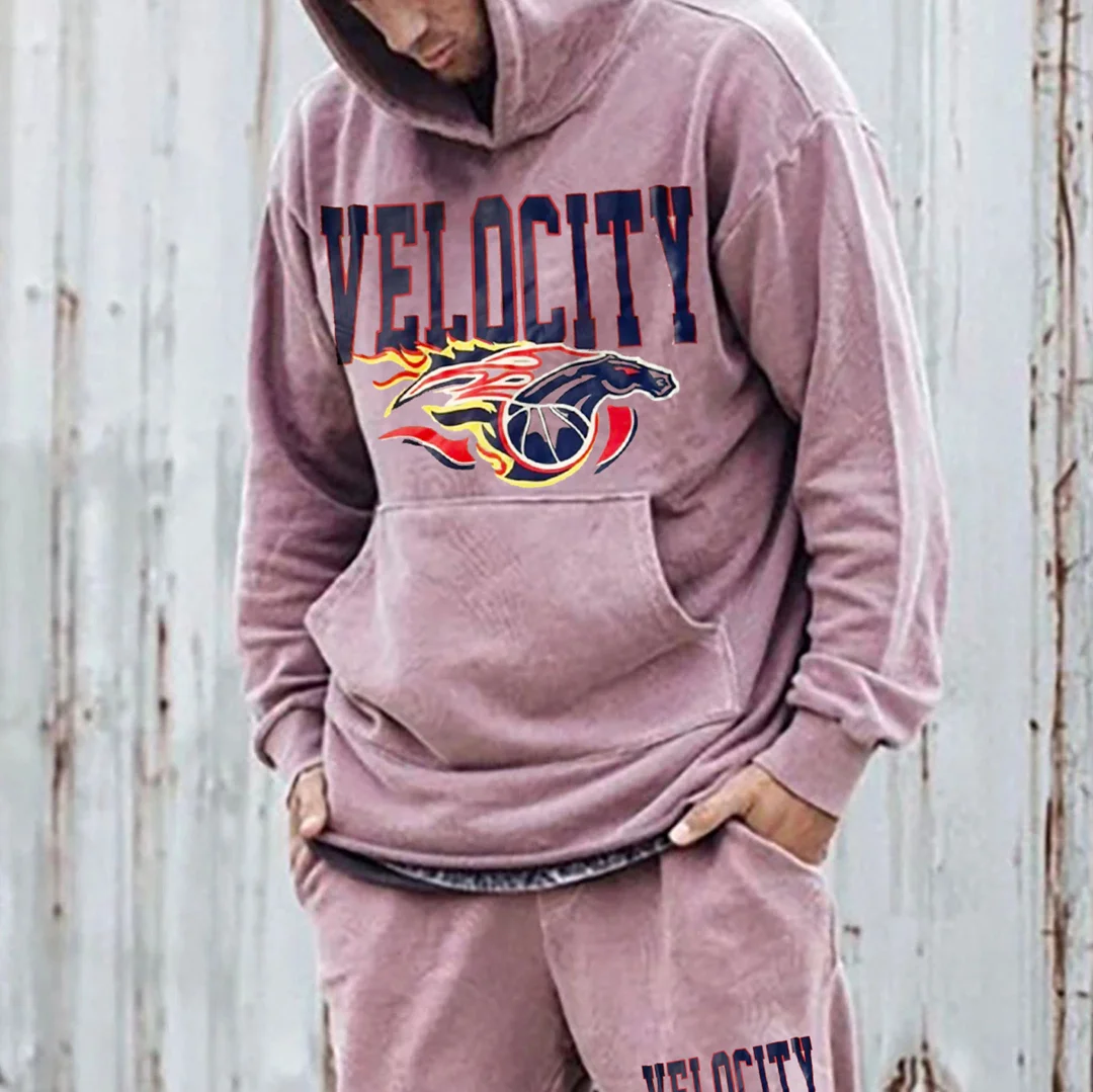 Retro Men's Velocity Hoodie