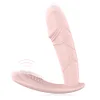 10 Frequency Impulse Thump Beat Heating Wearable Clitoris Vibrator