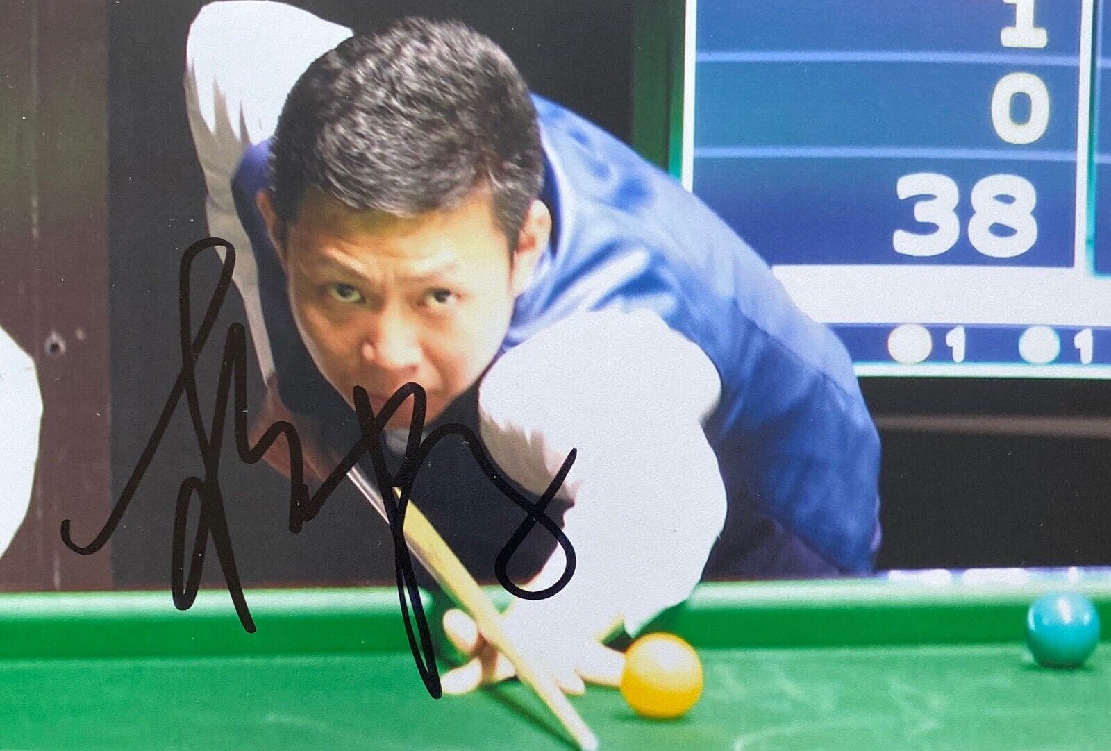 Mei Xiwen Genuine Hand Signed 6X4 Photo Poster painting - Snooker