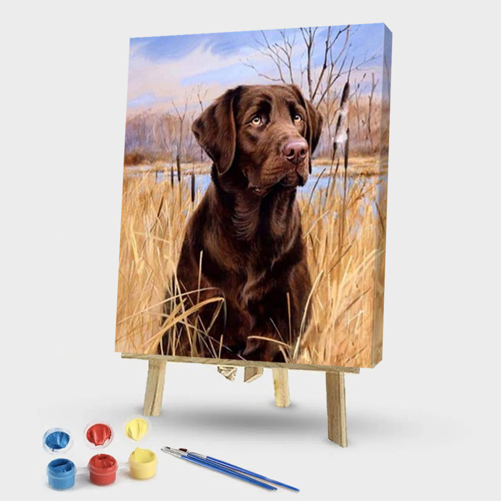

40*50CM - Paint By Numbers - Dog, 501 Original