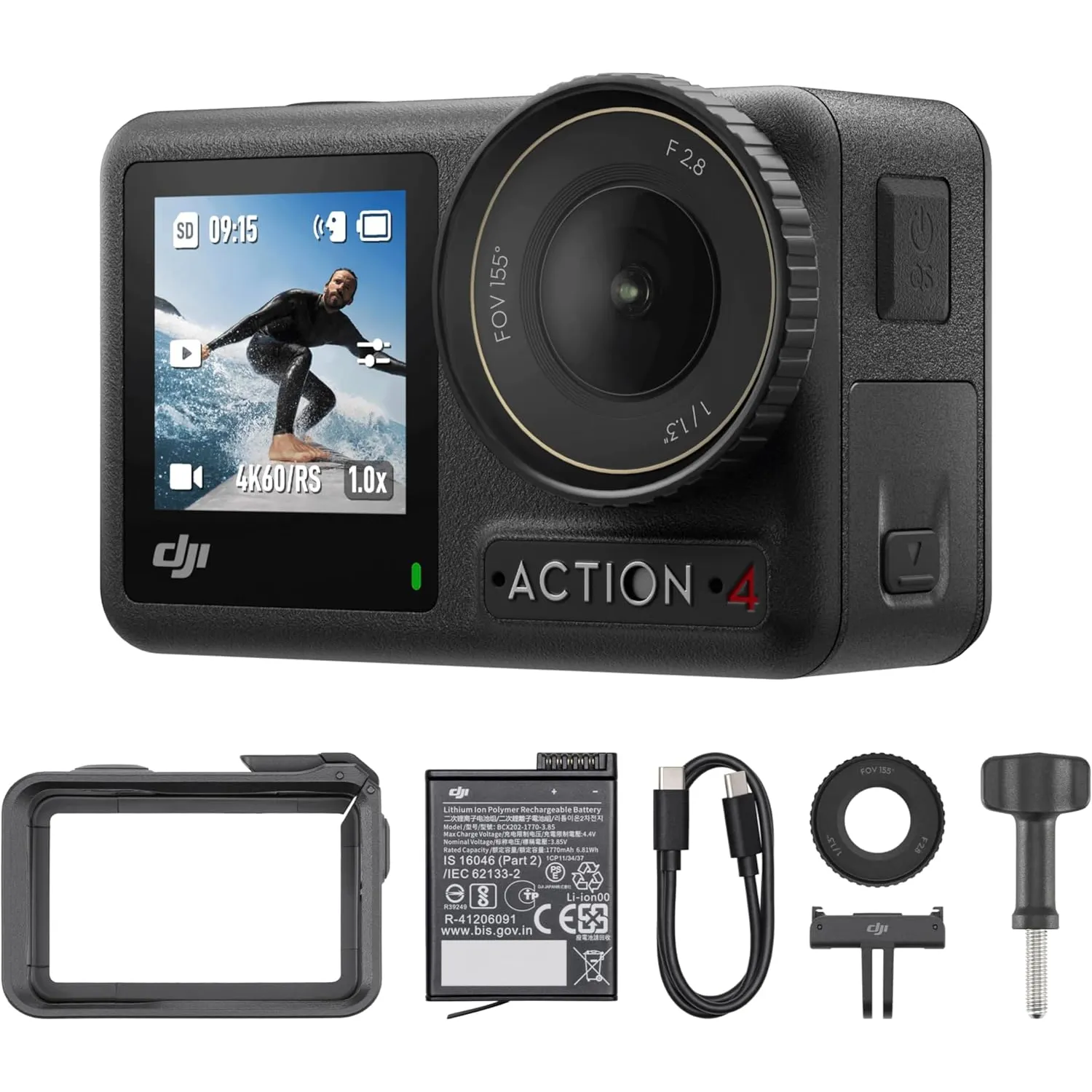Osmo Action 4 Essential Combo (Certified Pre-Owned)