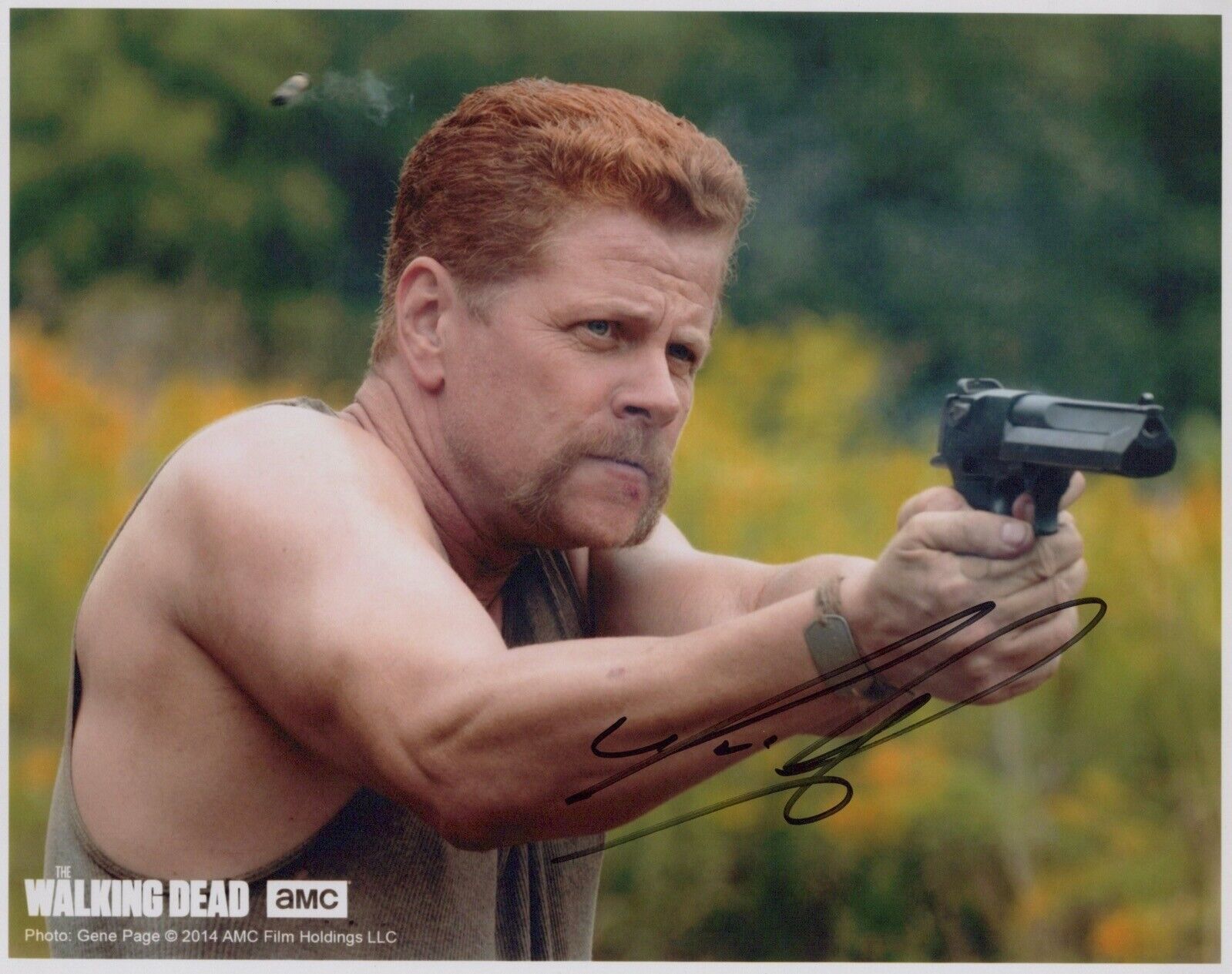 The Walking Dead 8x10 Photo Poster painting signed by actor Michael Cudlitz