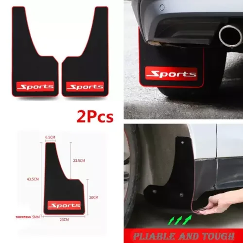 Dronehint Universal Car SUV Mud Flaps Mudguards Front Rear Fender Splash Guard Parts2pcs (For: Audi Sport) Parts