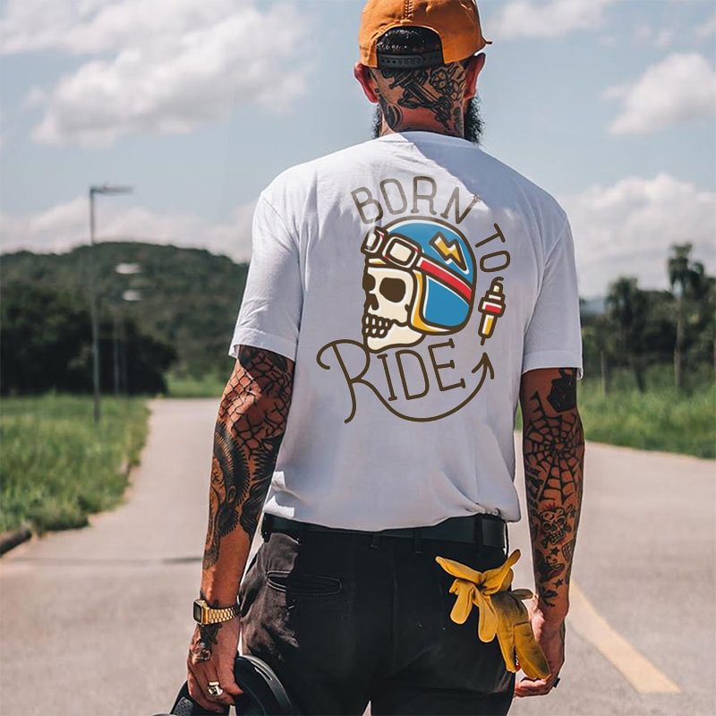 UPRANDY Born To Ride Men's T-shirt -  UPRANDY